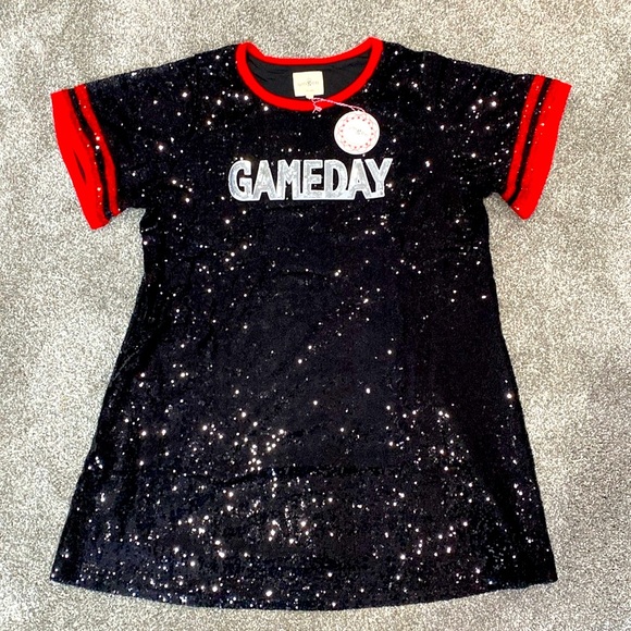 Umgee Sequin Game Day Mini Dress - Picture 4 of 11